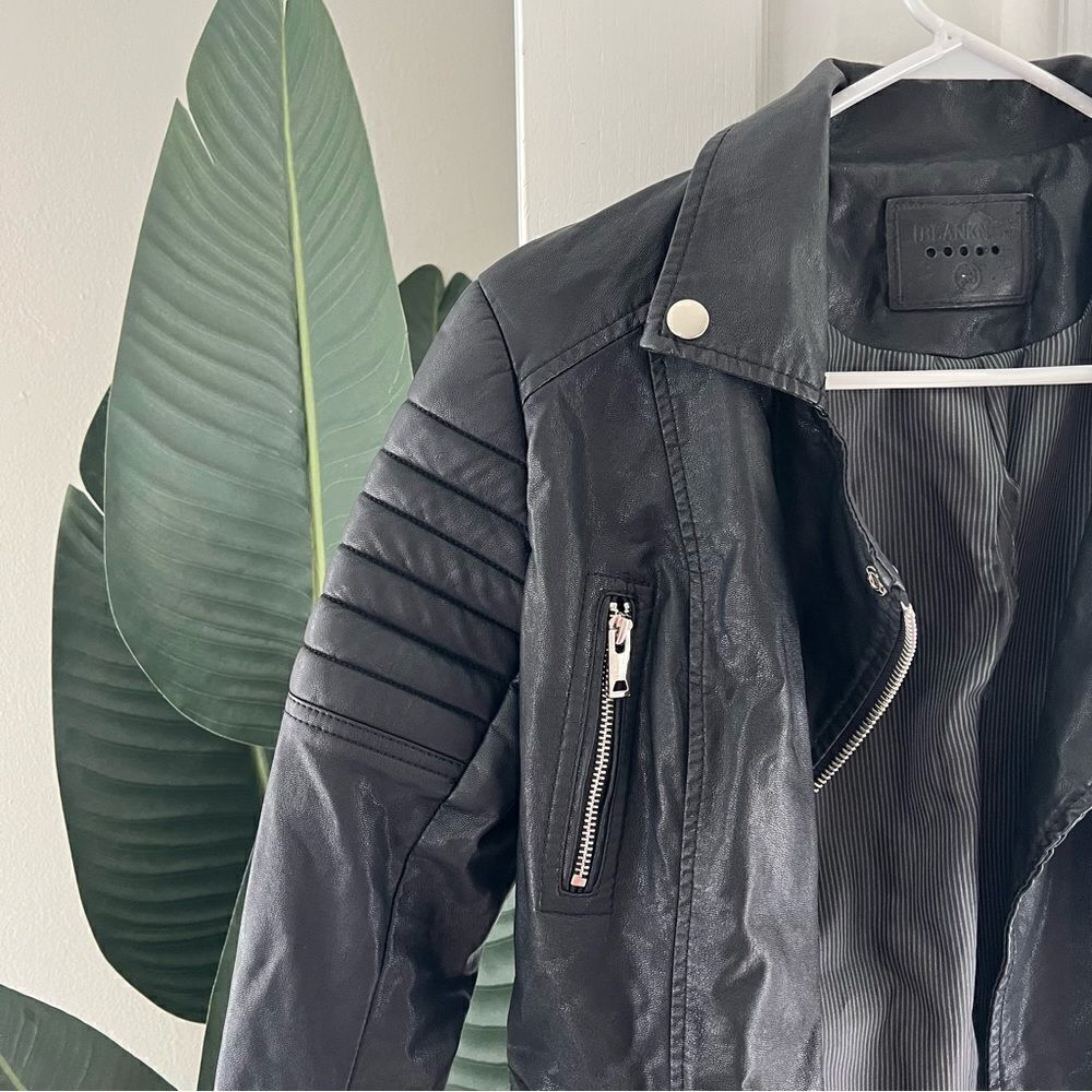 Blank NYC Quilted Faux Leather Moto Jacket - Picture 5 of 10